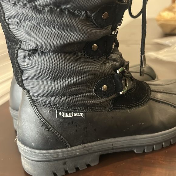 Aquatherm Canuck Winter Tall Boots Waterproof Faux Fur Anti-Slip Women’s Size 8 - Picture 9 of 13